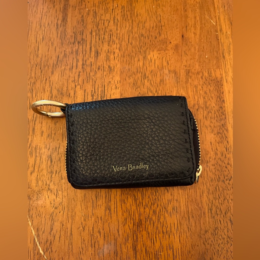Black Vera Bradley Leather Wallet
